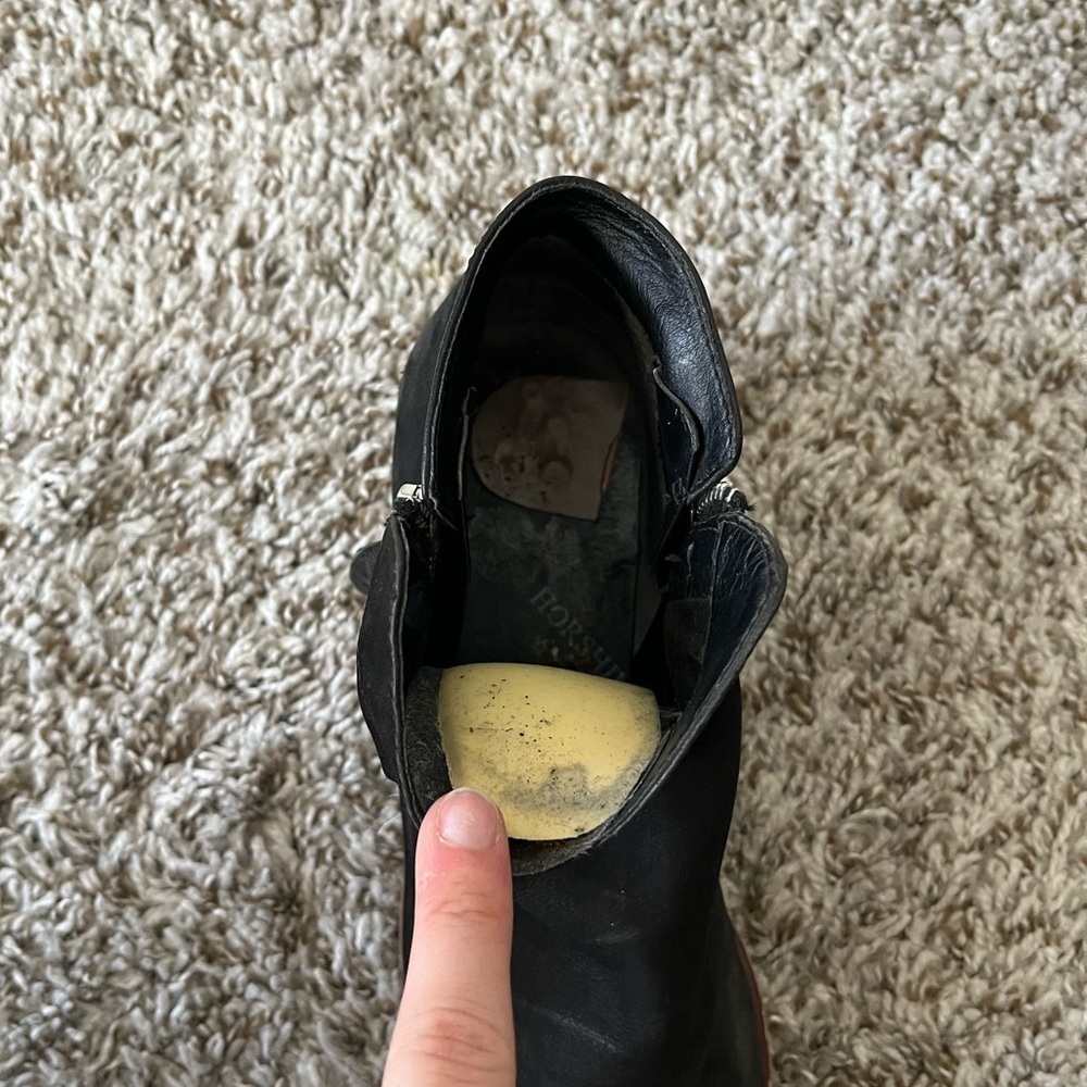 Sam Edelman Leather Packer Ankle Booties in Black Women's Size 8 - Picture 10 of 16